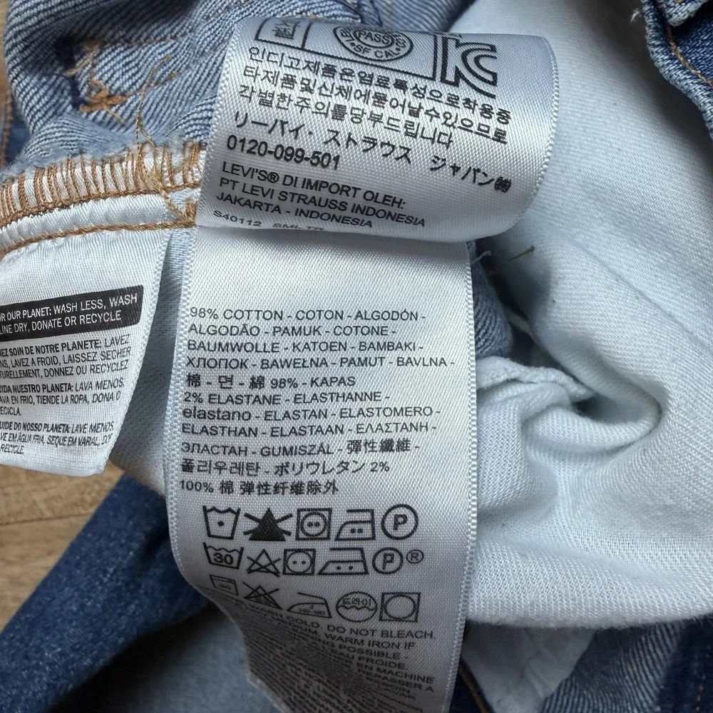 Levis Made &‎ Crafted Selvedge Jeans Men 32x34 502 Taper Japan Patchwork Big E
